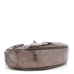 Balenciaga Metallic Agneau Arena Le Cagole Shoulder Bag XS Dark Bronze