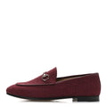 Gucci New Canvas GG Monogram Malaga Kid Horsebit Womens Jordaan Loafers 36.5 Rosso Ancora