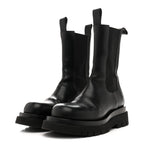 Bottega Veneta Calfskin The Lug Chelsea 55mm Boots 36.5 Black