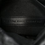 Balenciaga Arena Calfskin Small Monaco Flap Bag Black