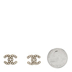 Chanel Crystal City Of Lights CC Earrings Gold