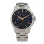 Gucci Stainless Steel 44mm G-Timeless Chronograph Quartz Watch Black
