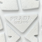 Prada Re-Nylon Gabardine Triangle Logo Double Wheel 50mm Sneakers 38 Black