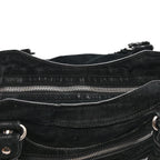 Balenciaga Baby Daim Suede Classic Hardware Town Black