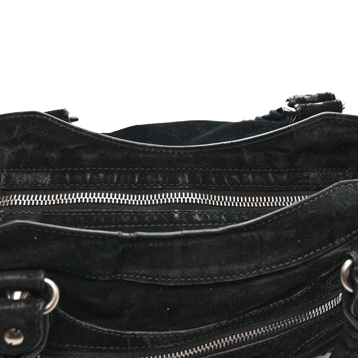 Balenciaga Baby Daim Suede Classic Hardware Town Black