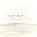 Balenciaga Crushed Calfskin Quilted XS Crush Chain Bag  Optic White