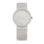 Christian Dior Stainless Steel Diamond Bezel 33mm La D De Dior Quartz Watch