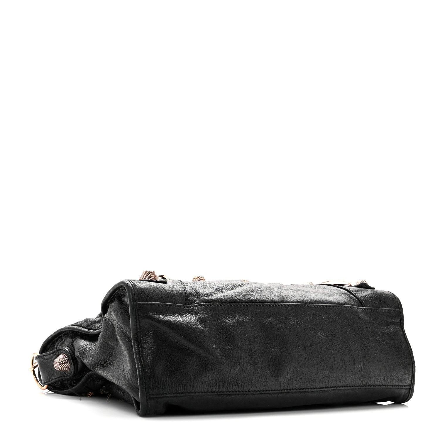 Balenciaga Agneau Giant 21 Rose Gold Hardware City Black