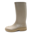 Chanel Caoutchouk CC High Boots 37 Khaki