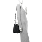 Balenciaga Calfskin Logo XS Tool 2.0 North-South Tote Black