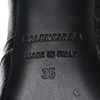 Balenciaga Agneau Arena Cagole 70mm Ankle Boots 35 Black