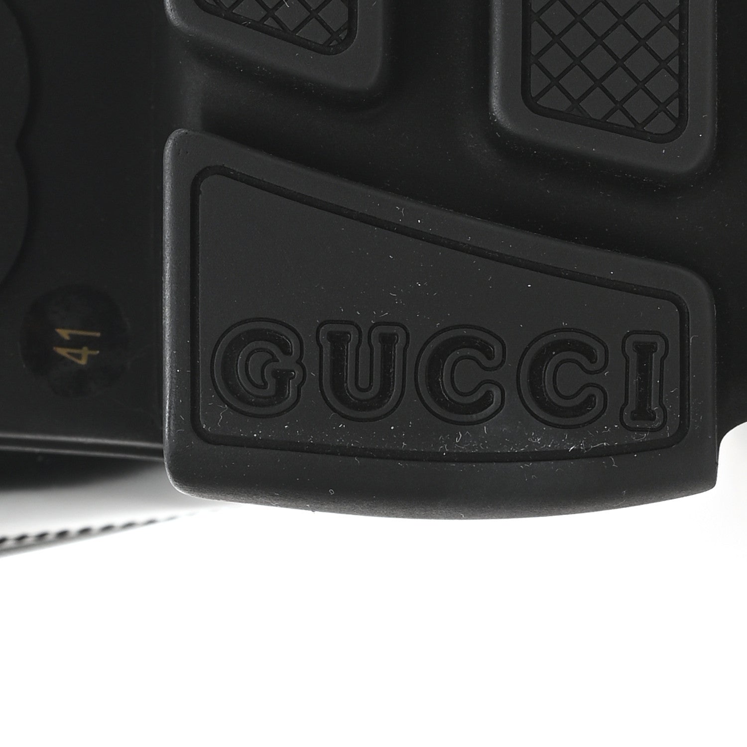 Gucci Magnum Calfskin Nappa Samoa Womens Horsebit Platform Chunky Lug Sole 40mm Loafers 41 Black