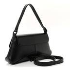 Balenciaga Box Calfskin Monochrome Small XX Flap Stretch Bag Black