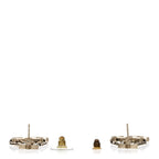 Chanel Crystal Star Drop CC Earrings Gold