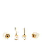 Christian Dior Pearl Bee Star Mise En Dior Tribal Earrings Gold