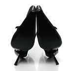 Saint Laurent Mesh Oxails Knee High Boots 40 Black