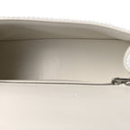 Balenciaga Faux Calfskin Fabric Glow In The Dark Small Sneakerhead Top Handle Bag White Orange