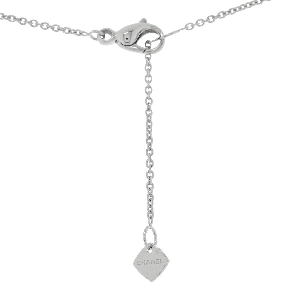 Chanel 18K White Gold Coco Crush Pendant Necklace
