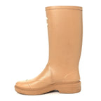 Chanel Caoutchouk CC High Boots 37 Beige