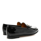 Gucci Patent Women's Jordaan Loafers  35.5 Black