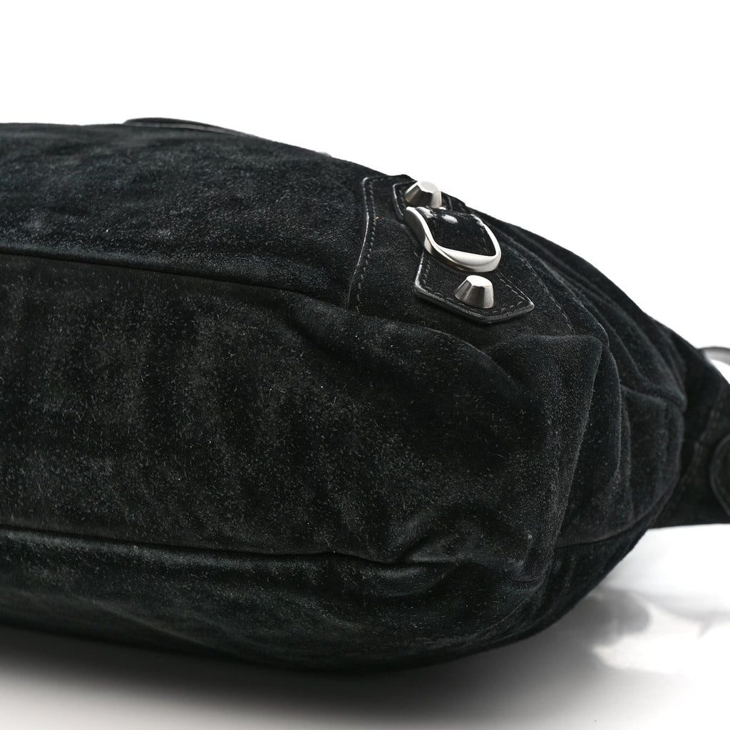 Balenciaga Baby Daim Suede Classic Hardware Town Black
