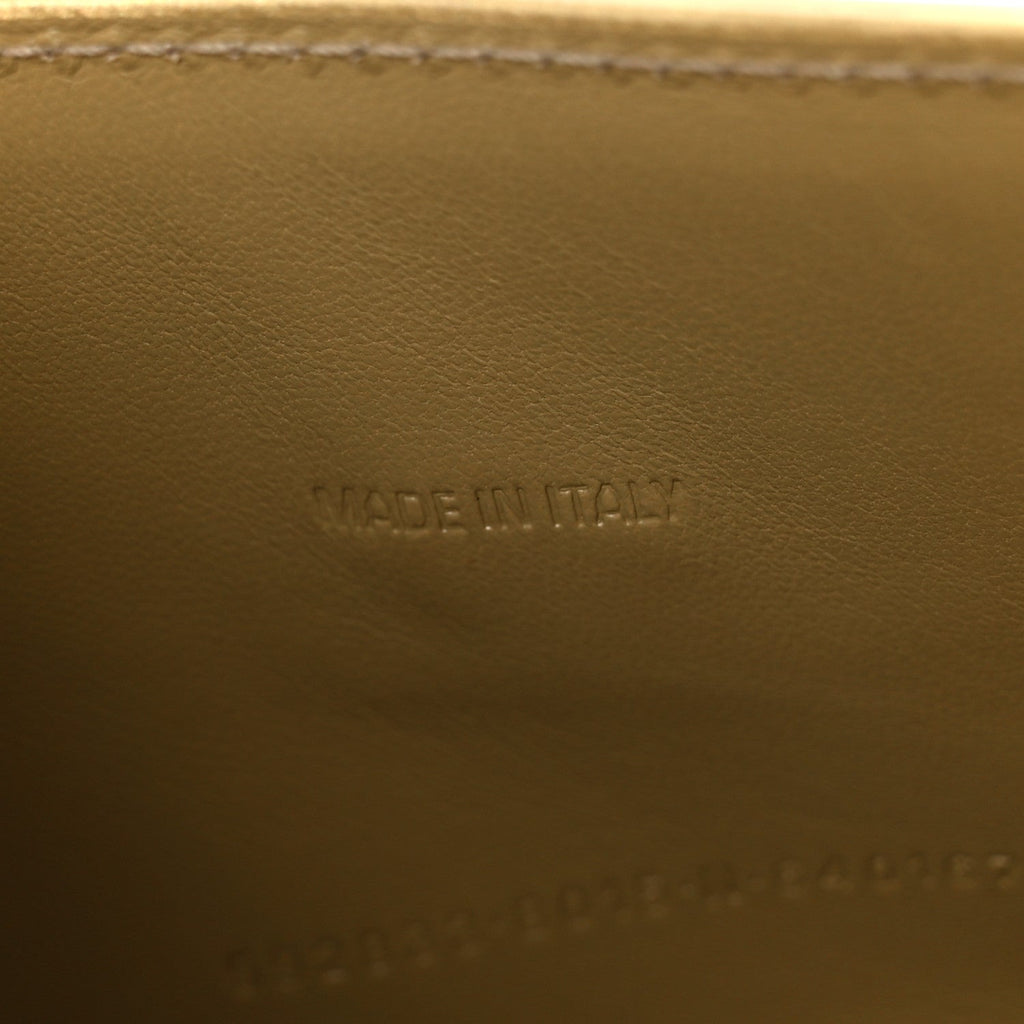 Balenciaga Mirror Calfskin Hourglass Top Handle Bag XS Gold