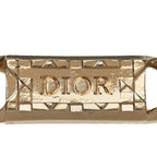 Christian Dior Metal Cannage Chain Link Necklace Gold Silver