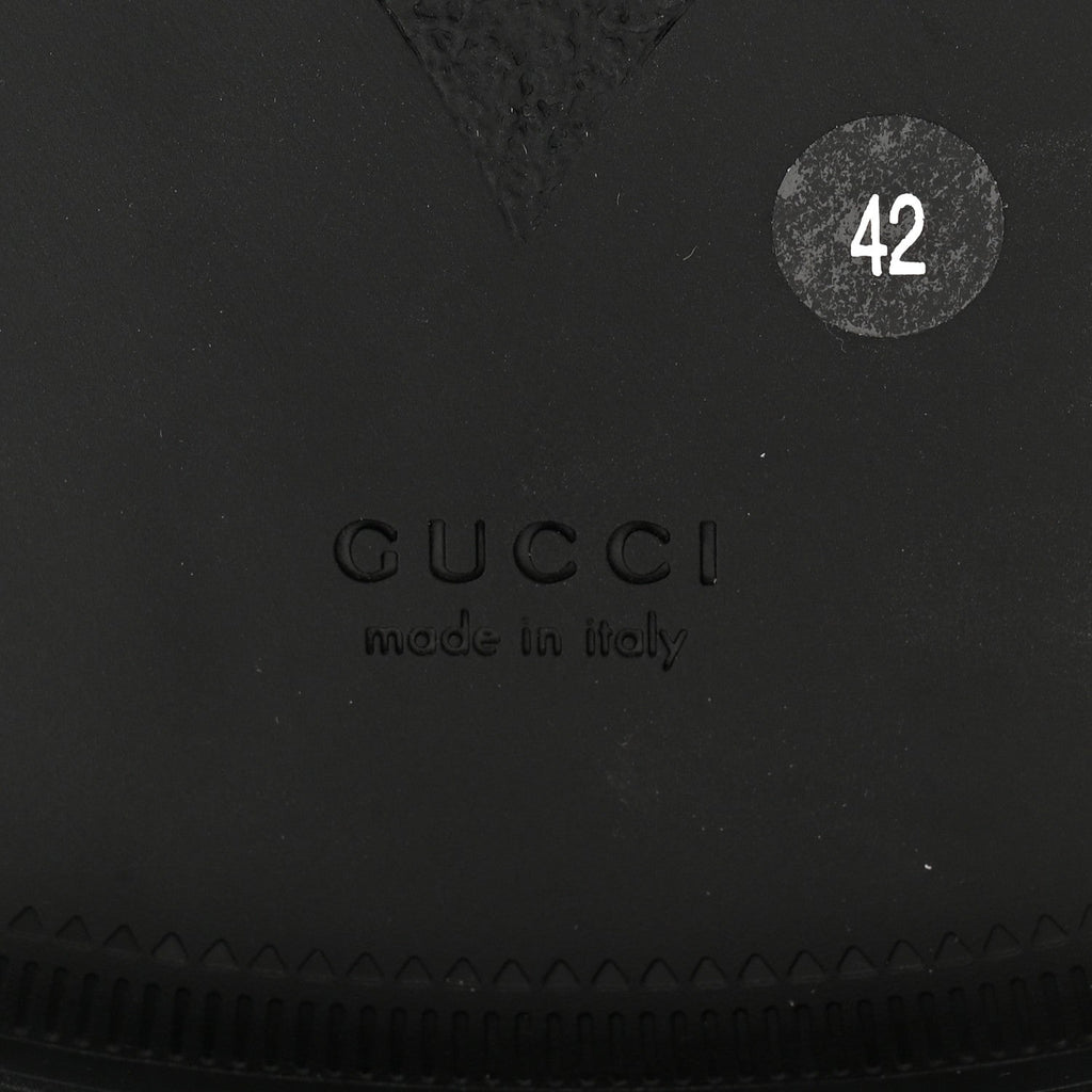 Gucci Nappa Matelasse Double G Marmont Loafers 42 Black