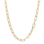 Bottega Veneta 18K Yellow Gold Sterling Silver Link Necklace Gold