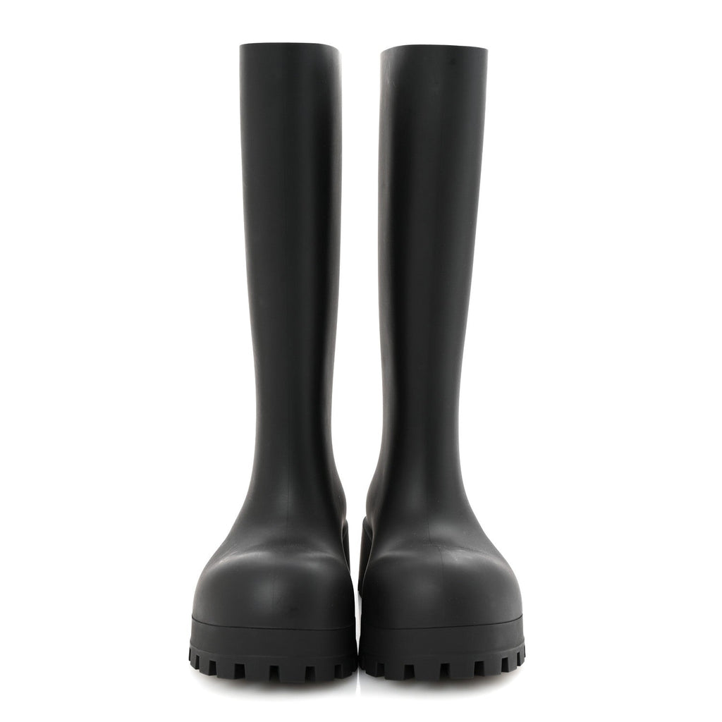 Balenciaga Rubber Bulldozer Rain Boots 39 Black