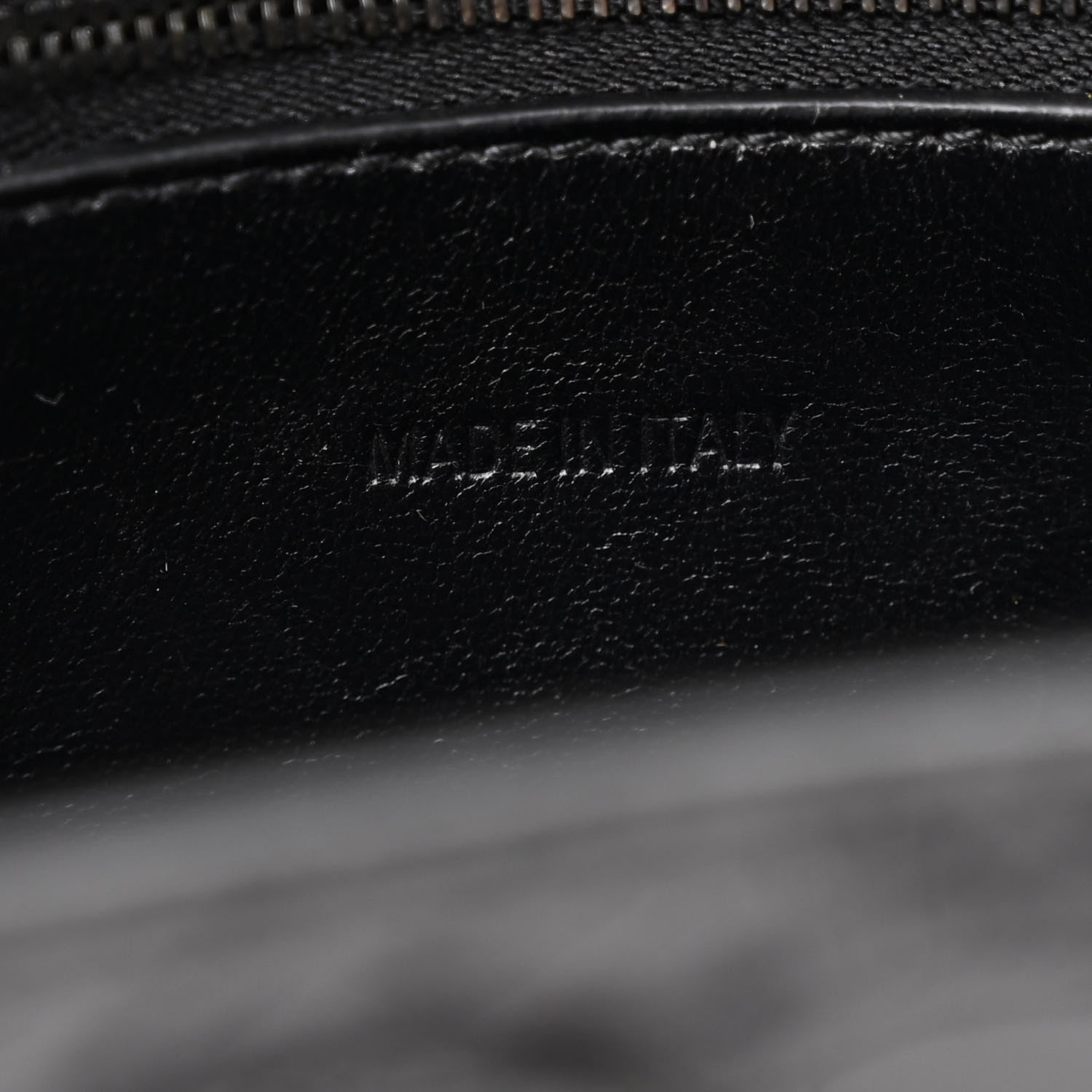 Balenciaga Extra Supple Calfskin Crocodile Embossed Monochrome XS Downtown Shoulder Bag Black