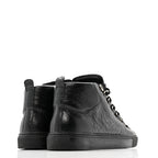 Balenciaga Agneau Arena Opaque Womens High Top Sneakers 41 Black
