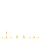 Chanel Metal Rue Cambon Earrings Gold