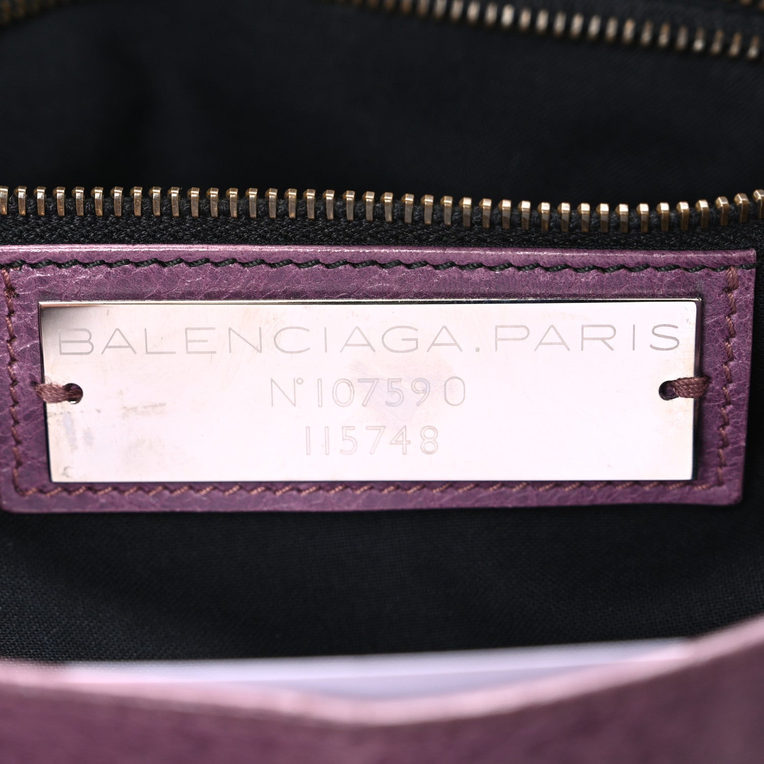 Balenciaga Agneau Classic Hardware City Murier