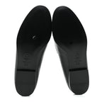 Chanel Lambskin Enamel CC Moccasin Loafers 37 Black