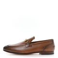Gucci Betis Glamour Calfskin Horsebit Mens Jordaan Loafers 9 Fondente