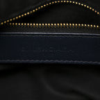 Balenciaga Chevre Gold Metallic Edge Hardware Town Bleu Nuit Dark Sea