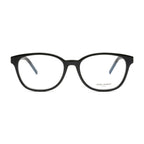 Saint Laurent Eyeglasses Cat Eye Full Rim, Black Frame and Clear Demo Lenses Lens SLM113001