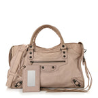 Balenciaga Agneau Classic Hardware City Bois de Rose