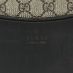 Gucci GG Supreme Monogram Four Wheel Suitcase Black