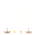 Chanel Pearl CC Round Rope Earrings Gold