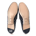 Gucci Denim Crystal GG Monogram Horsebit Womens Jordaan Loafers 39.5 Deep Blue Blue Milad