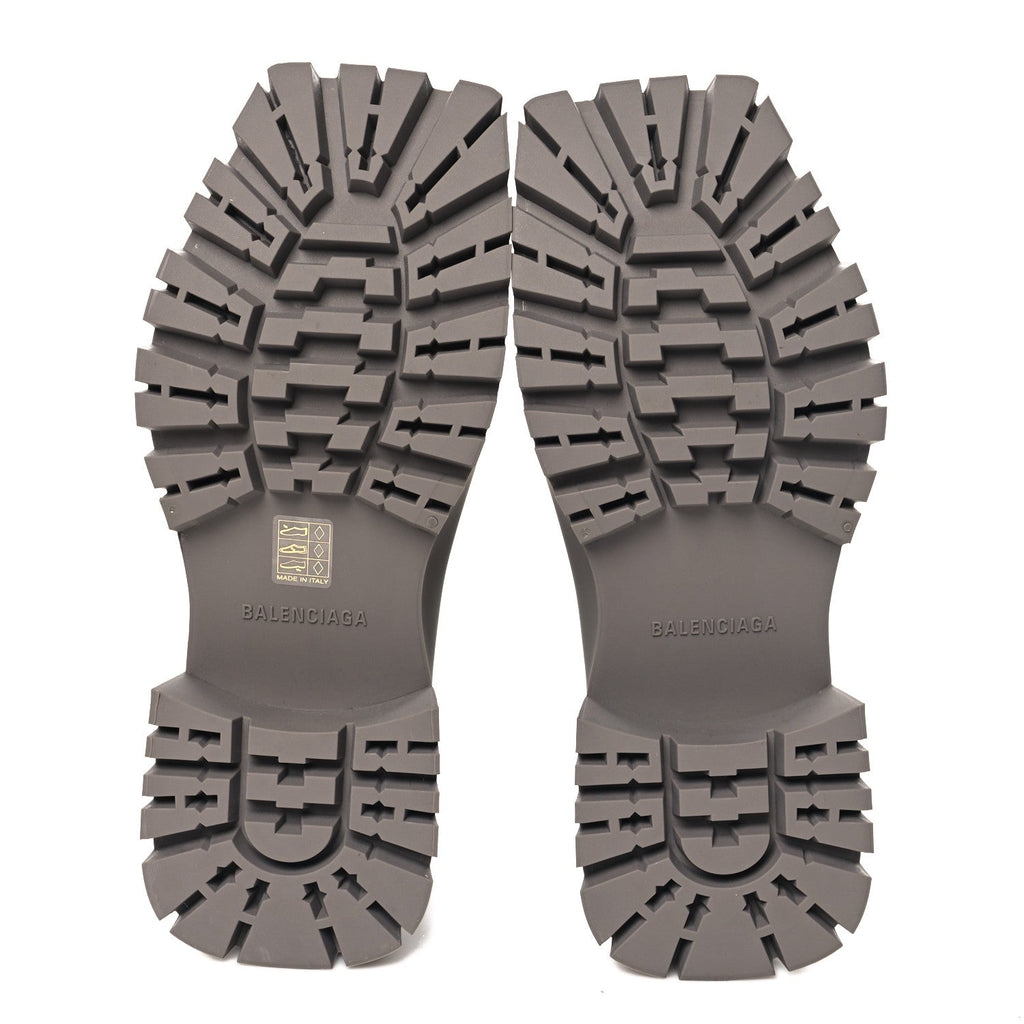 Balenciaga Rubber Trooper Boots 37 Grey
