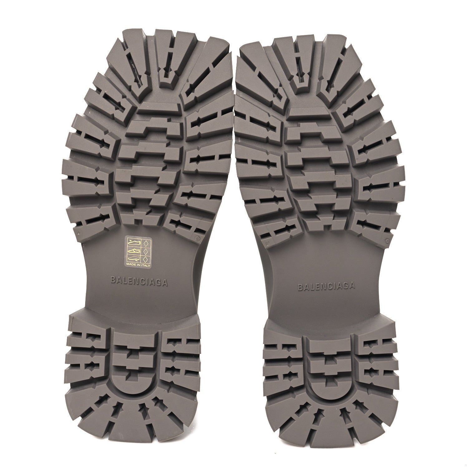 Balenciaga Rubber Trooper Boots 37 Grey