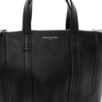Balenciaga Calfskin XS Laundry Cabas Tote Black