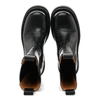 Bottega Veneta Calfskin The Lug Chelsea 55mm Boots 36.5 Black