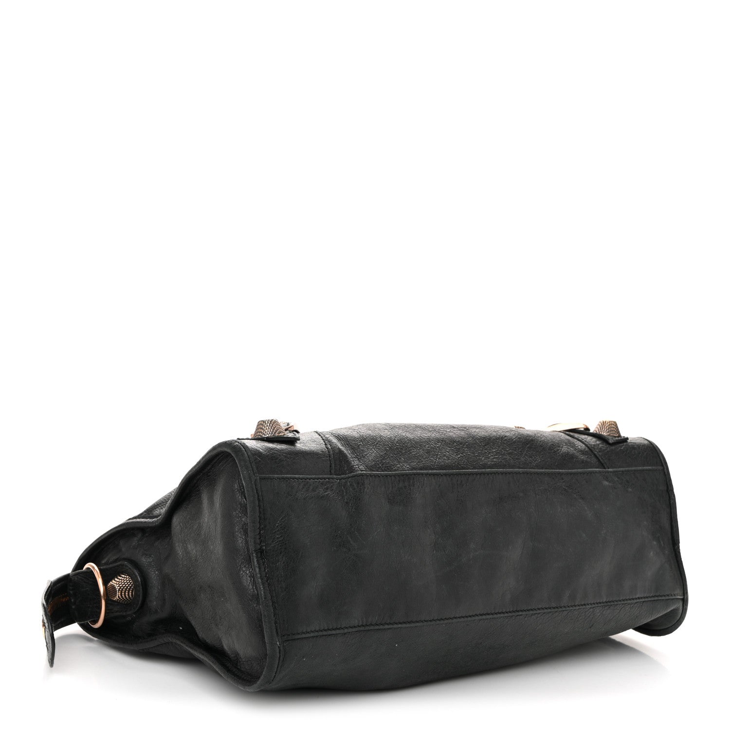 Balenciaga Agneau Giant 21 Rose Gold Hardware City Black