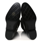 Chanel Suede Calfskin CC Short Boots 37.5 Black
