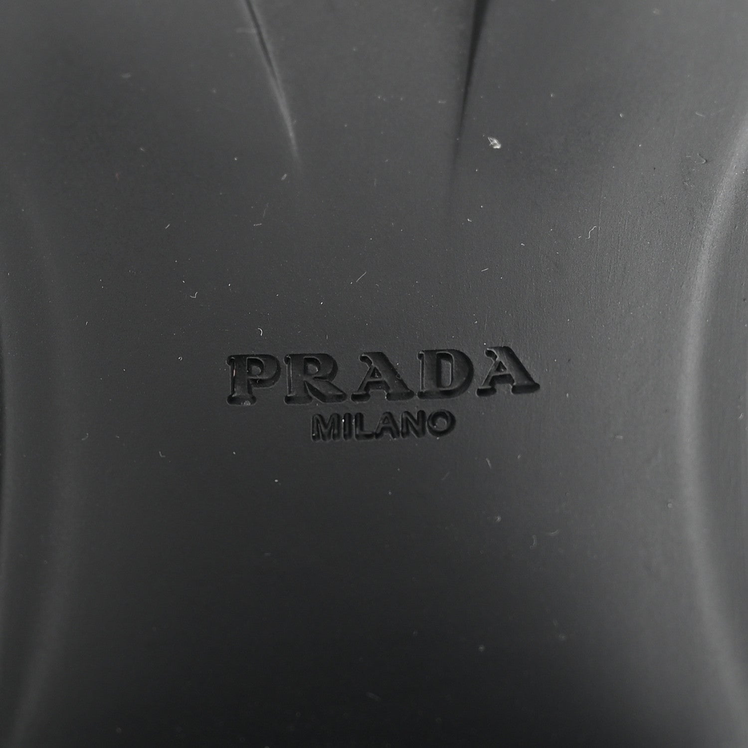 Prada Spazzolato Re-Nylon Metal Triangle Logo Lace Up 85mm Ankle Boots 39 Black