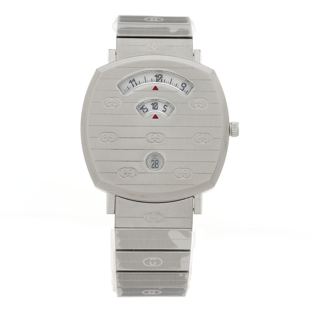 Gucci Stainless Steel 38mm Grip Quartz Watch